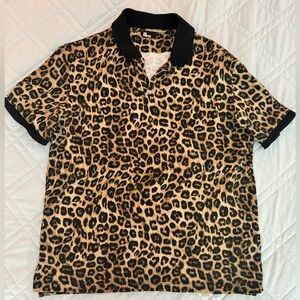 The Kooples Leopard Print Polo